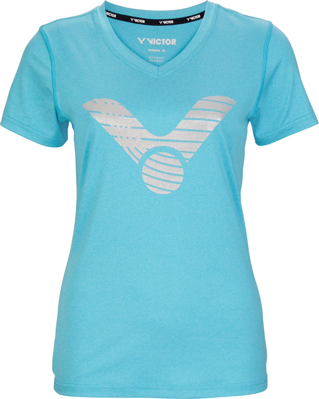 Victor T-SHIRT T-04104 M ICE BLUE WOMENS
