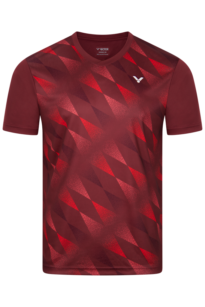 VICTOR T-SHIRT T-43102 D RED  UNISEX