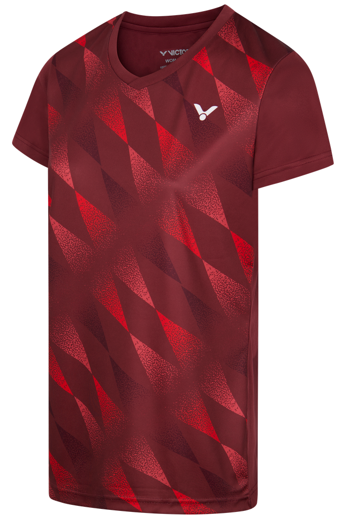 VICTOR T-SHIRT T-44102 D RED WOMENS