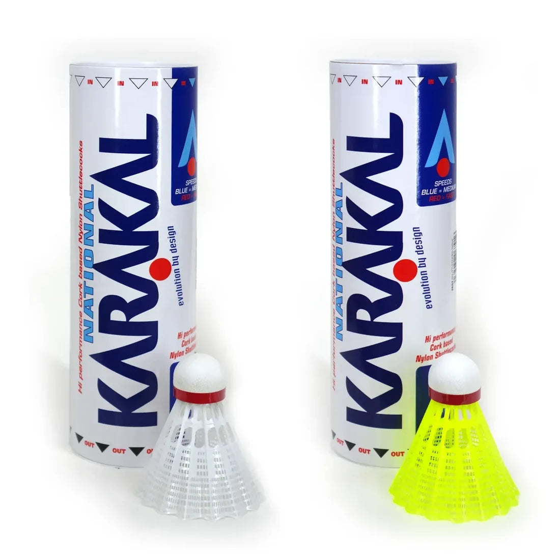Karakal Red Fast National Shuttlecocks