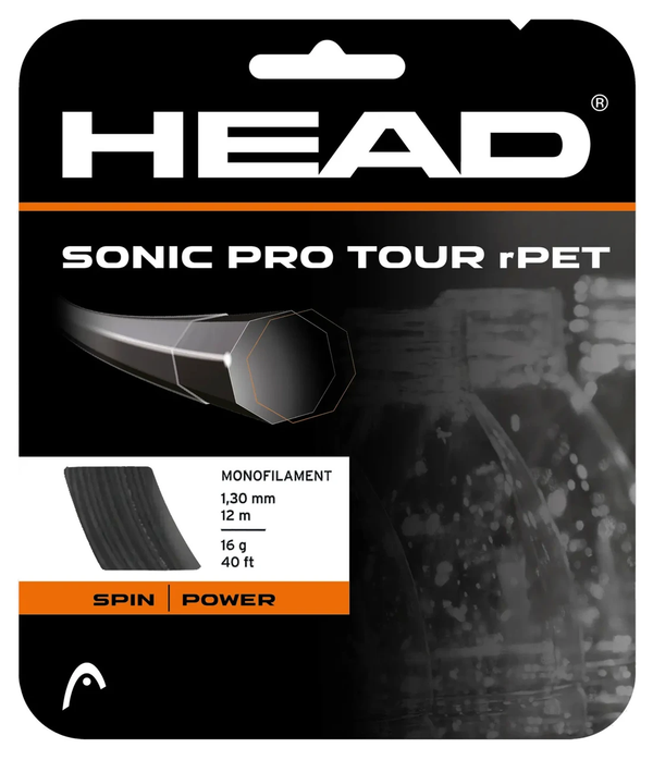 Tennis Re-String Head Sonic Pro Tour rPET